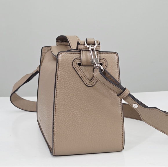 EXCELLENT THE HORSE CLEMENTINE BAG - TAUPE PEBBLED LEATHER - Picture 6 of 11